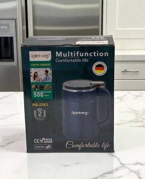Потужна кавомолка електрична Rainberg RB-2263 500 Вт