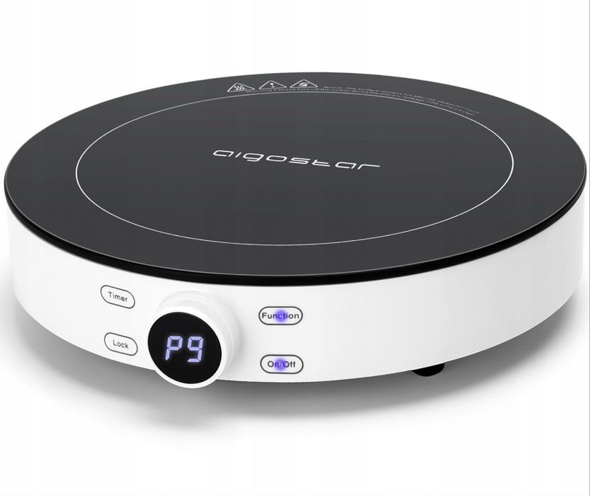 Plyta Indukcyjna przenosna okragla Aigostar