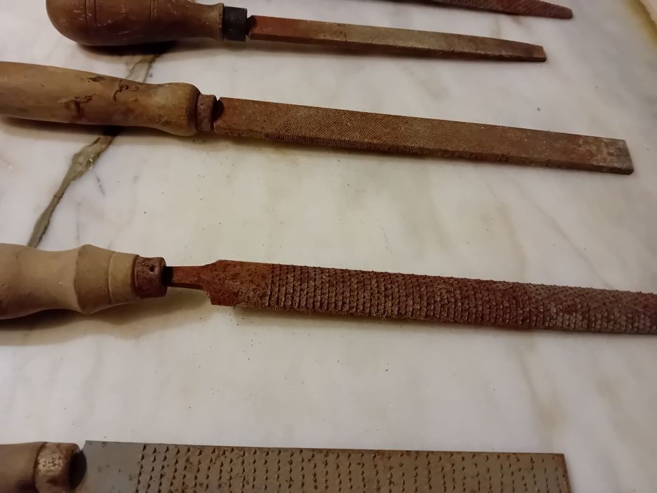 Conjunto de Limas e Grosas de Carpintaria Antigas