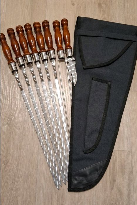 Набір шампурів у чохлі.  Преміум