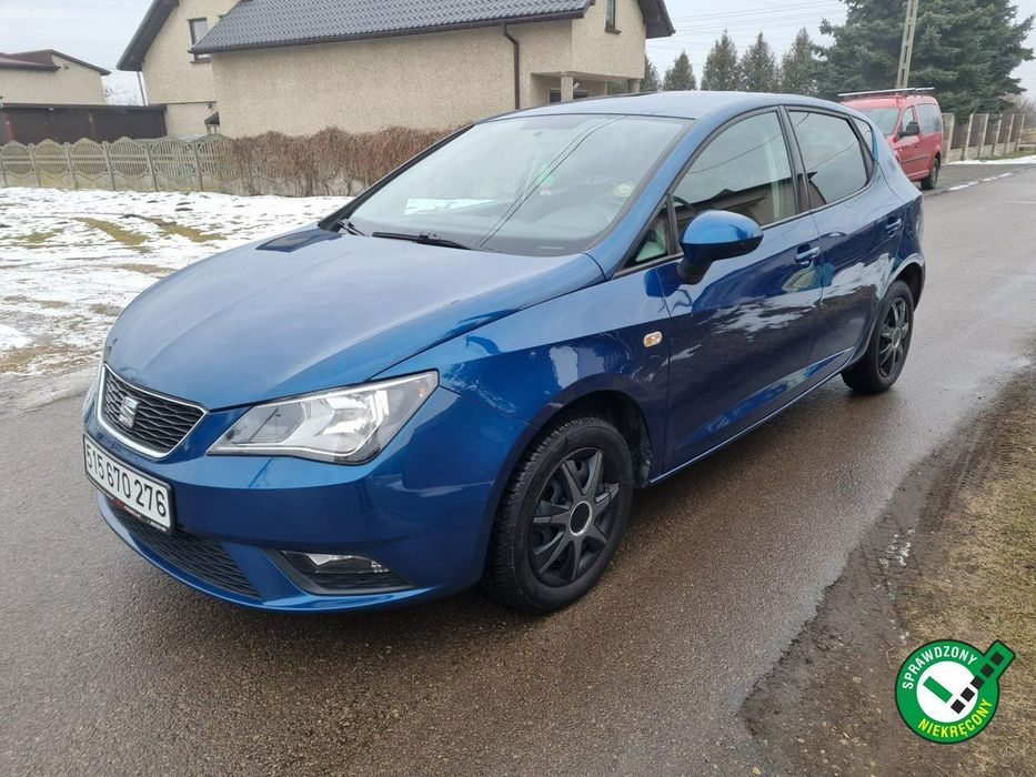 Seat Ibiza 1.2 benzyna / Klimatronik / Zadbana / Bezwypadkowa / Nowe sprzęgło