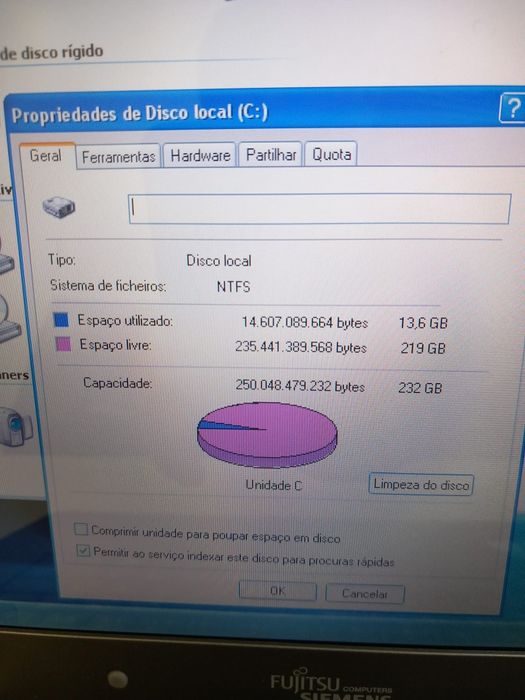 Vendo portátil fujitsu