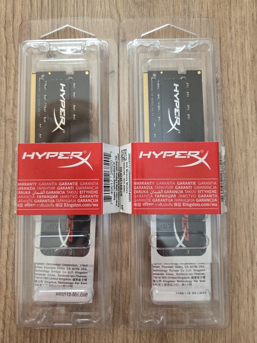Pamięć Kingston HyperX, DDR4, 2x 8 GB, 2400MHz, CL14 (HX424S14IB2/8)
