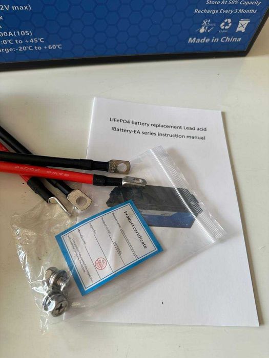 Акумулятор LiFePO4 EASUN 12/ 200Ah 300 350 ah +BMS+Кабелі Розпродаж