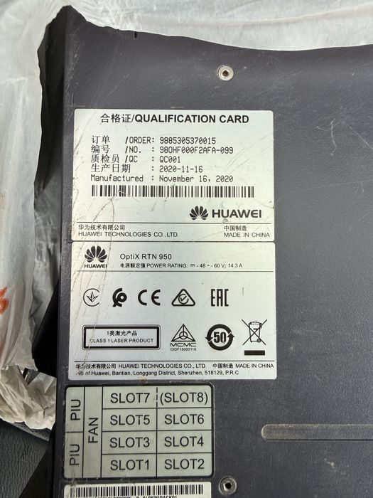 Optix RTN 950 BBU3910ш