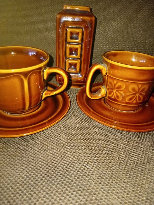 Pruszków wazonik  i 2 filiżanki