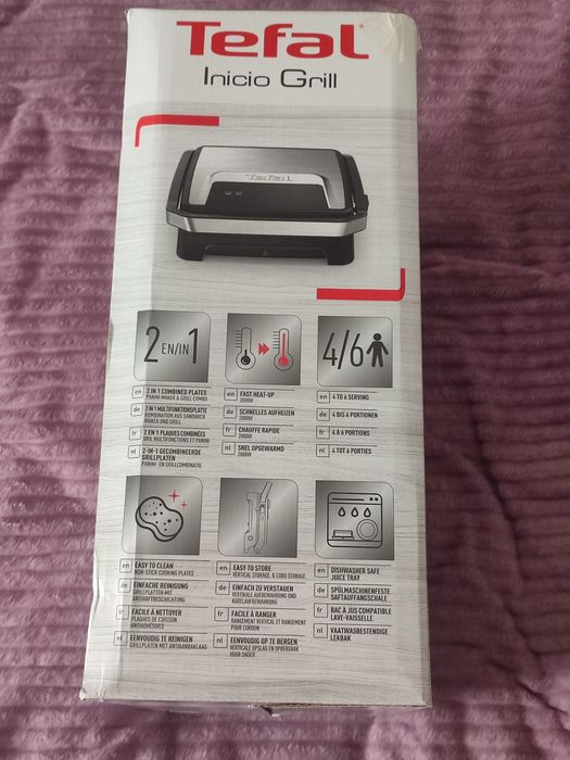 Продам електричний гриль tefal inicio