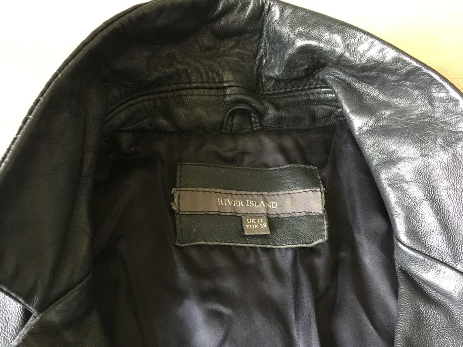 Кожаная женская куртка