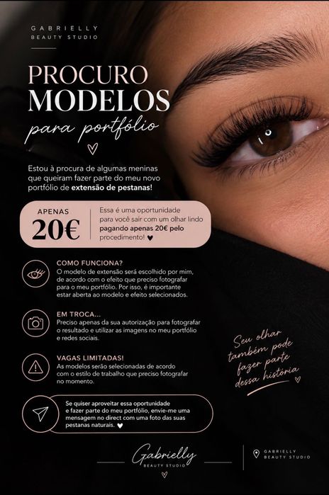 Procuro modelos para portfólio