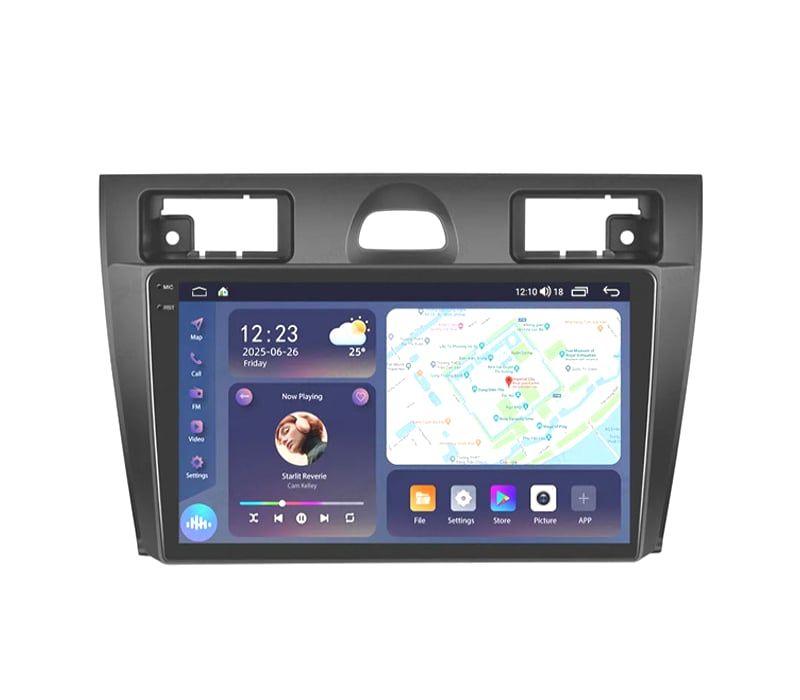 RÁDIO GPS ANDROID 13 FORD FIESTA 02-08