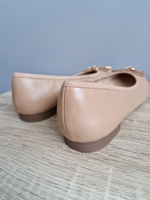 Baleriny damskie beżowe Jenny Fairy CCC