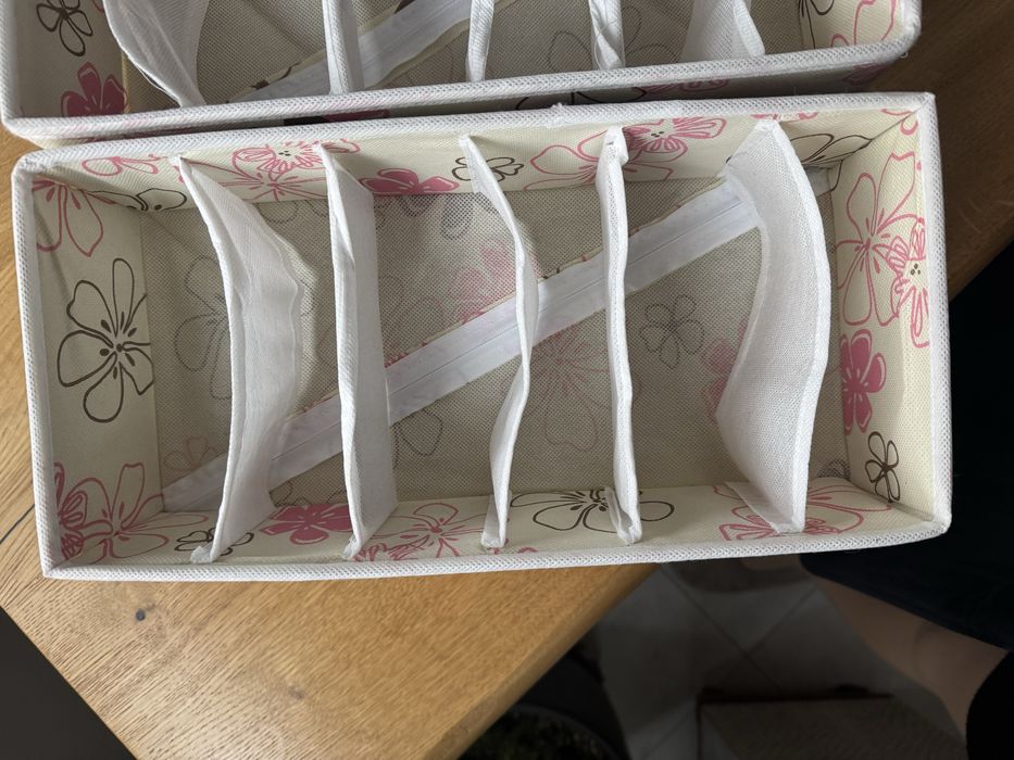 Organizer na skarpetki legginsy  6 szt stan jak NOWE