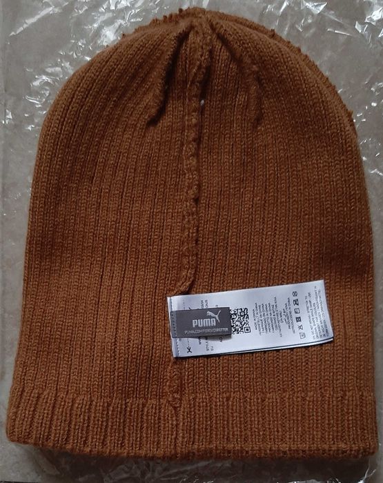 Шапка Puma Ribbed Classic Cuff Beanie Взрослая Oригинал