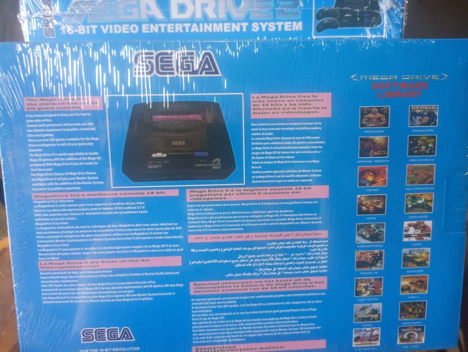 Игровая приставка sega mega drive 2 , Сега 16 бит