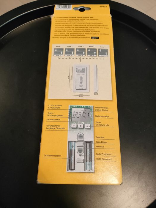 Sterownik schellenberg premium czasowy 5 kanałów smart home