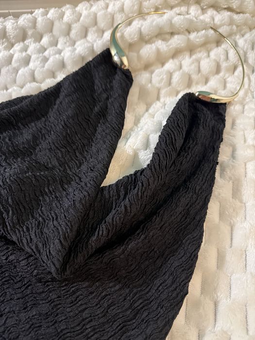 Nowe Body sexy chomąto bizuteryjne czarne uni