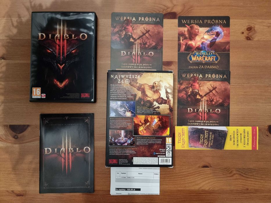 GRA PC Diablo III PL DUBBING wyd. premierowe 3 dodatki KRAKÓW wysyłka
