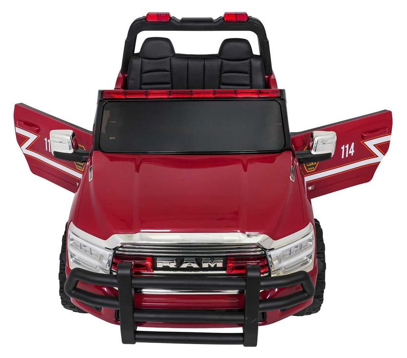 Straż Pożarna Pojazd RAM 3500 na Akumulator Czerwony