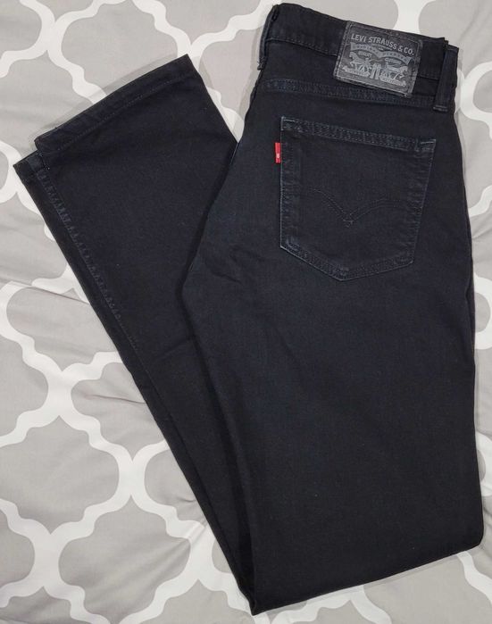 Męskie Czarne Spodnie LEVI'S 32/34 - ORYGINALNE, JAK NOWE !!!