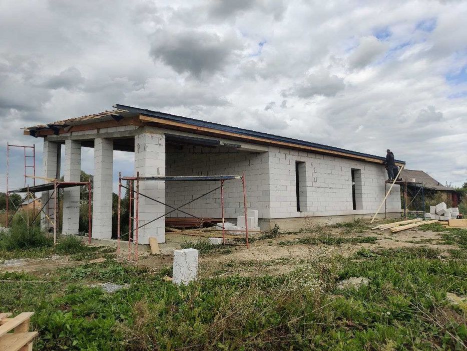 Мурування кладка газоблоку піноблоку керамоблоку, послуги муляра, будівництво будинку, кладочні роботи, зведення коробки, стіни перестінки перегородки