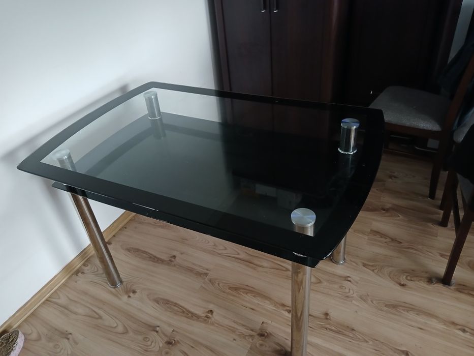 Stół szklany prostokątny