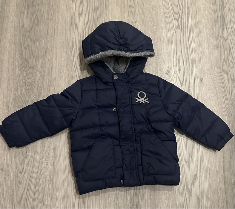 Casaco benetton azul escuro