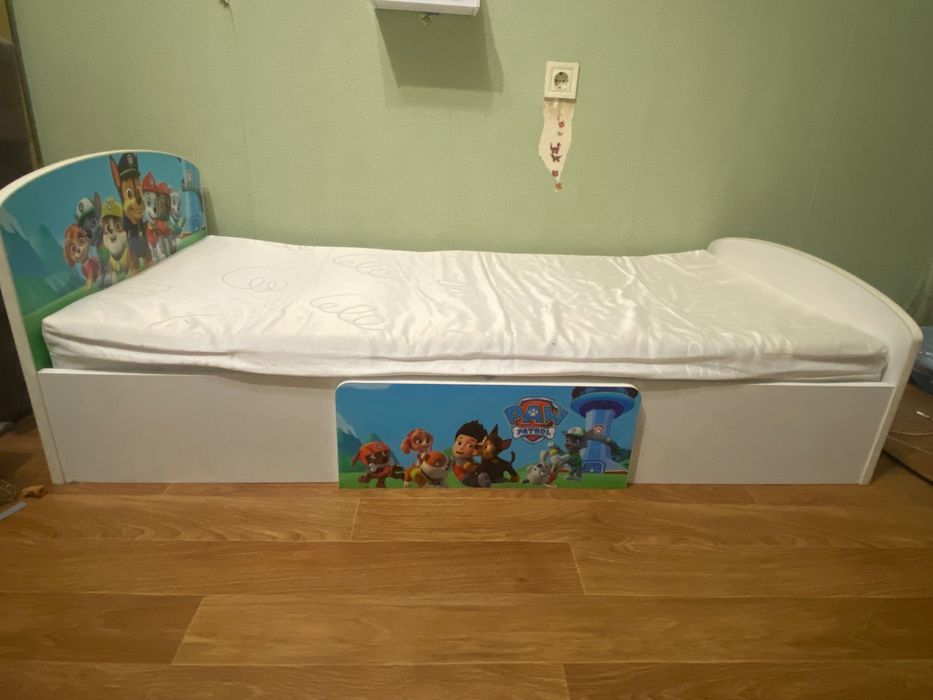 Дитяча кровать Щенячий Патруль