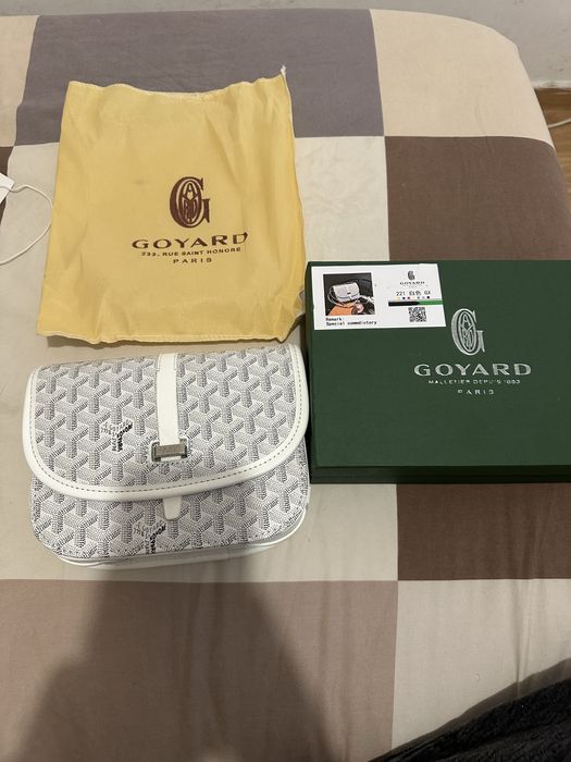 bolsa goyard  branca