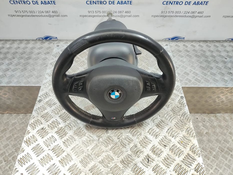 Volante completo pele perfurada BMW Serie 1 E81 E82 E87 E88