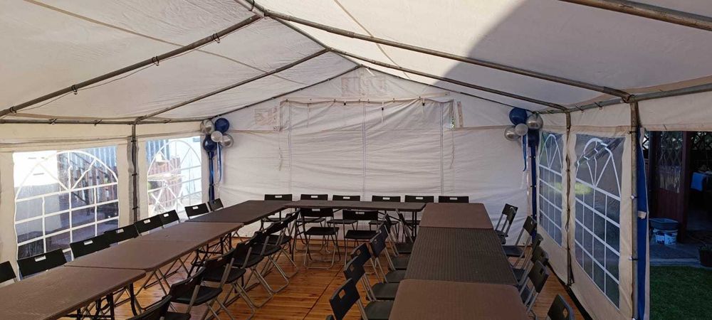 WYNAJEM - NAMIOTY - DMUCHAŃCE - Bubble House - stoły / ławki / krzesła