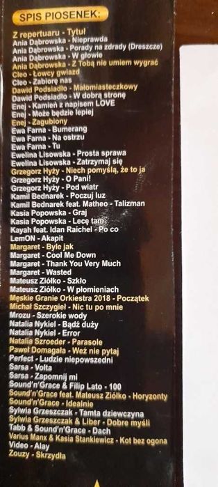 Płyta muzyczna  z karaoke