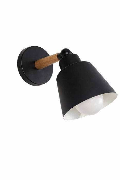 Lampa Ścienna Sufitowa Kinkiet Oprawa Spot Reflektor Ruchomy E27 Drewno
