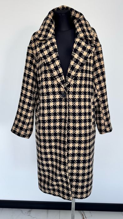 Piekny, w brazach jesienny, oversize , dobry sklad 40 42