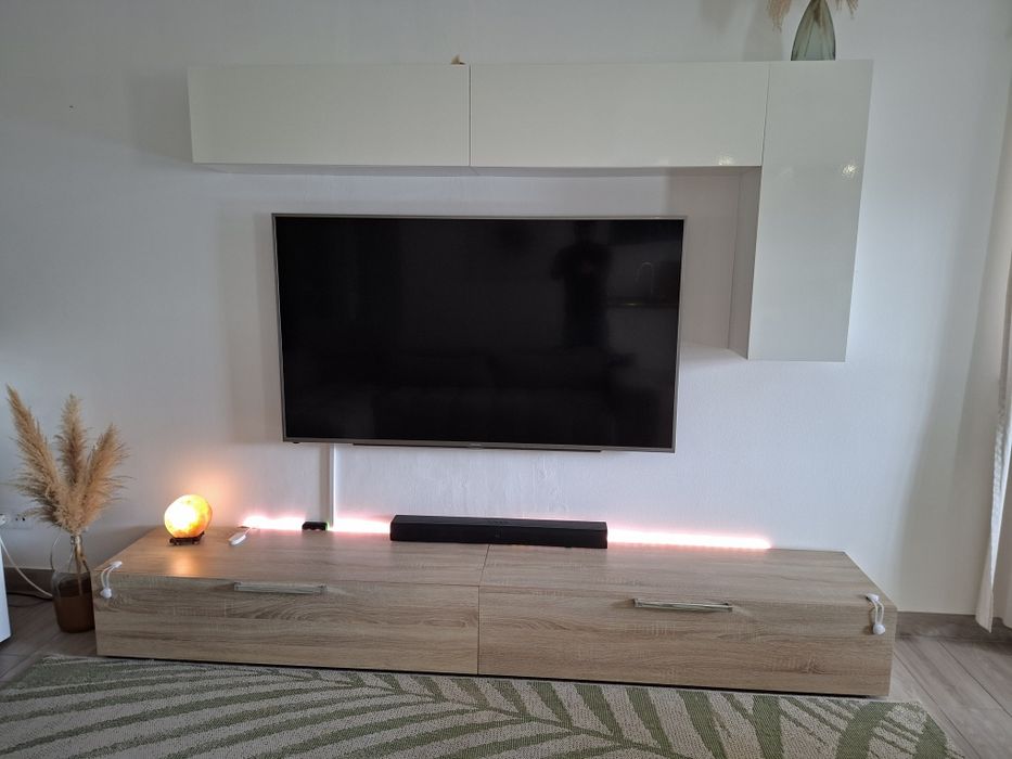Movel de TV compacto carvalho MANHATTAN