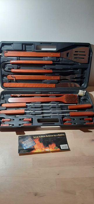 Barbecue kit em mala