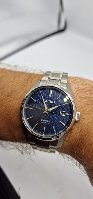 Seiko Presage Automatic Blue Sharp Edge Series - Baby Grand Seiko