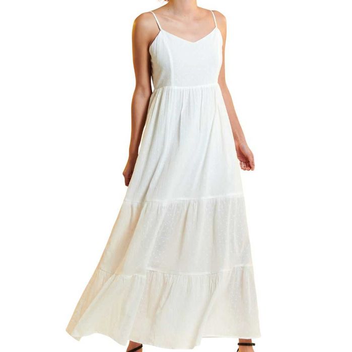 Nowa długa sukienka biała sinsay