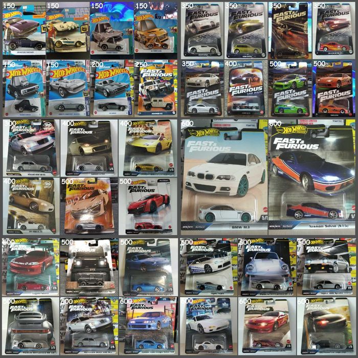 Моделі Hot Wheels Fast & Furious, машинки Форсаж хот вілс