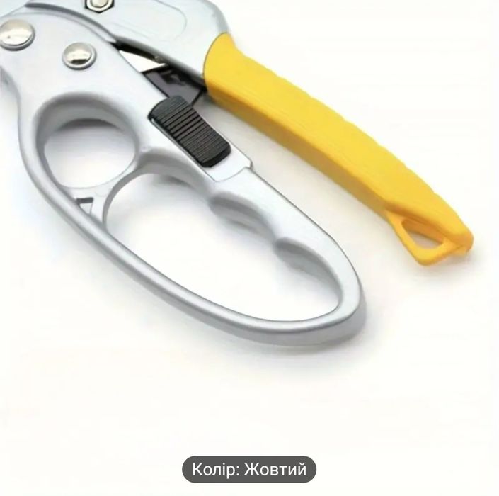 Секатор садовий із храповим механізмом