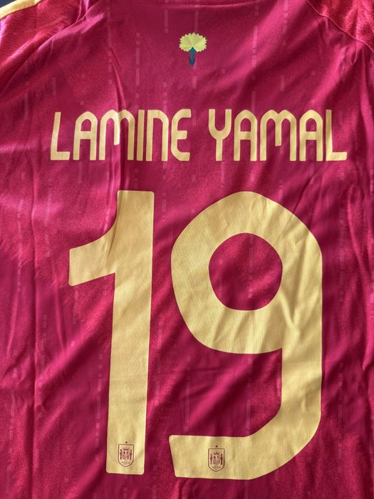 Camisola Espanha Lamine Yamal Campeão Europa