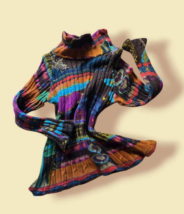 Camisola vintage padrão abstrato