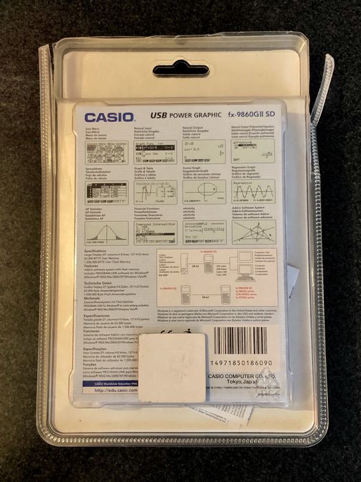 Calculadora Gráfica - Casio fx-9860GII SD