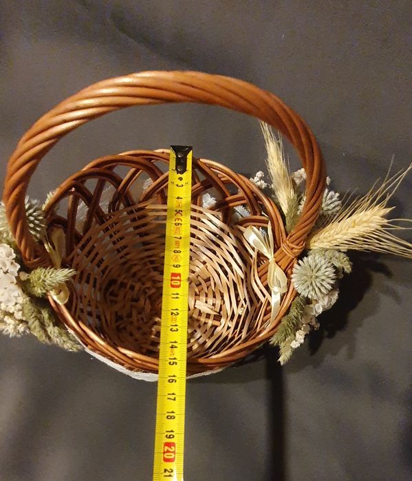 Koszyczek wielkanocny na święconkę 100%natura  414 Kielce