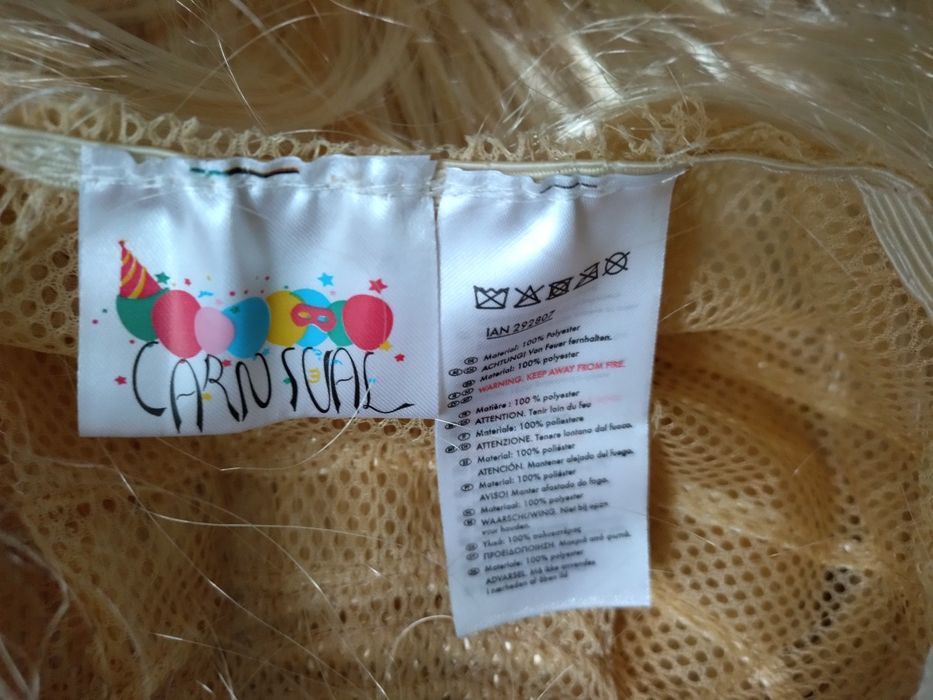 Peruca / extensão  loura