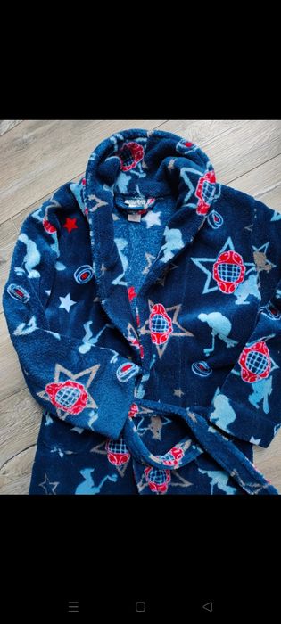 Szlafrok dziecięcy miękki ciepły