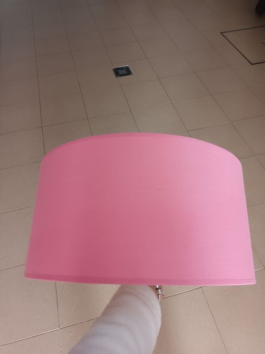 Abajur Rosa  novo