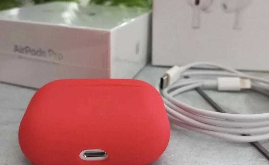 АирПодс Pro Беспроводные Наушники с шумоподавлением+чехол