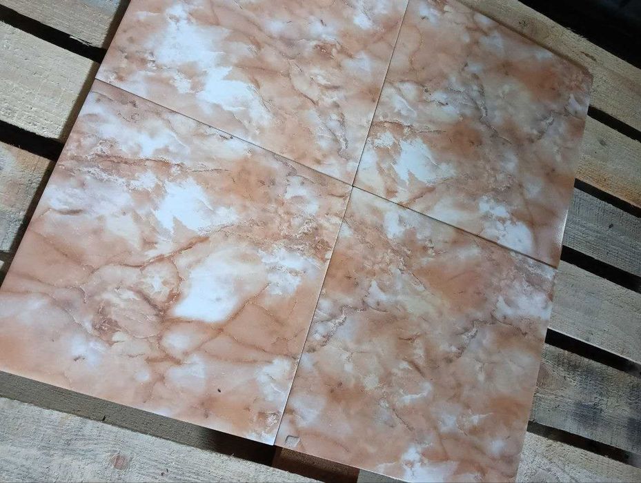 Бежевая Глянцевая Плитка на Пол Октава 300x300 мм