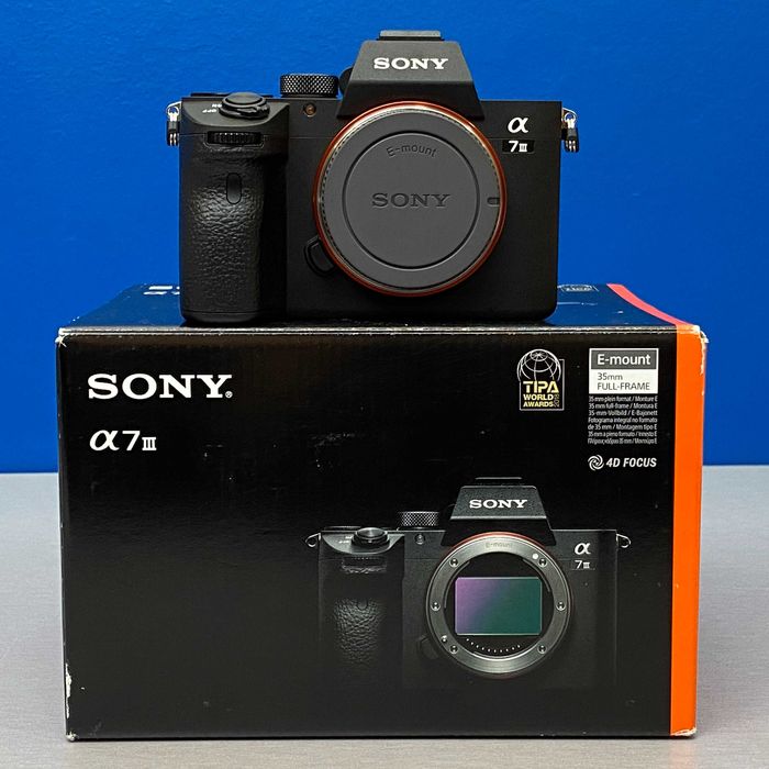 Sony Alpha A7 III (Corpo) - 24.2MP | 3 ANOS DE GARANTIA