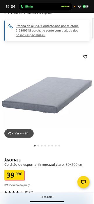 Cama 160x200 + 2 colchoes+ estrado